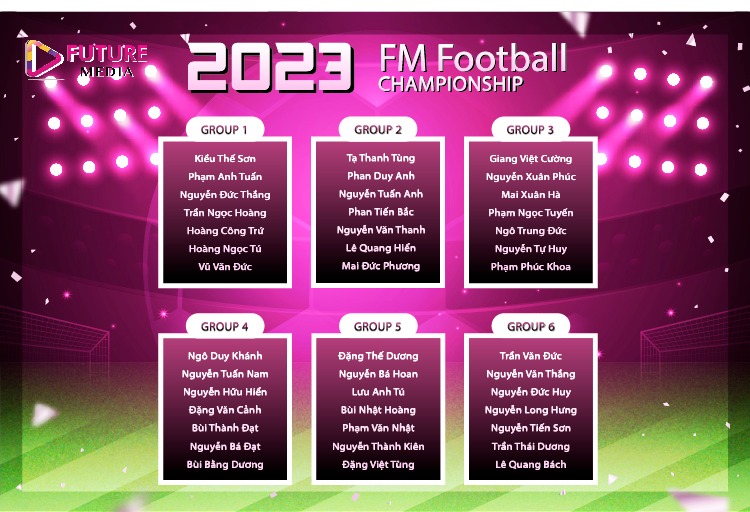 FM CHAMPIONS LEAGUE – GIẢI BÓNG ĐÁ NAM CÔNG TY FUTURE MEDIA