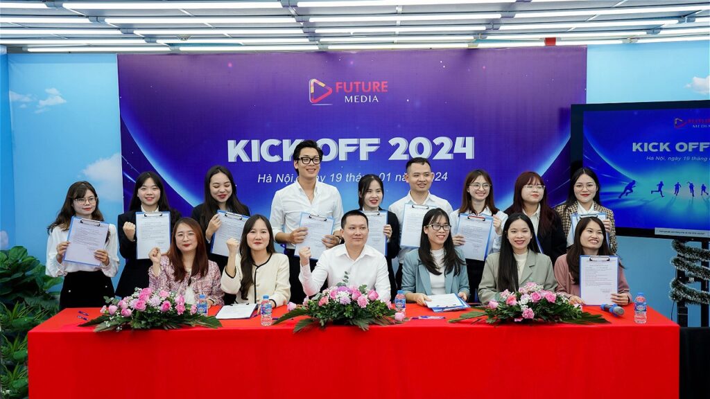 FUTURE MEDIA – LỄ KICK-OFF VÀ GIAO KẾT THI ĐUA NĂM 2024